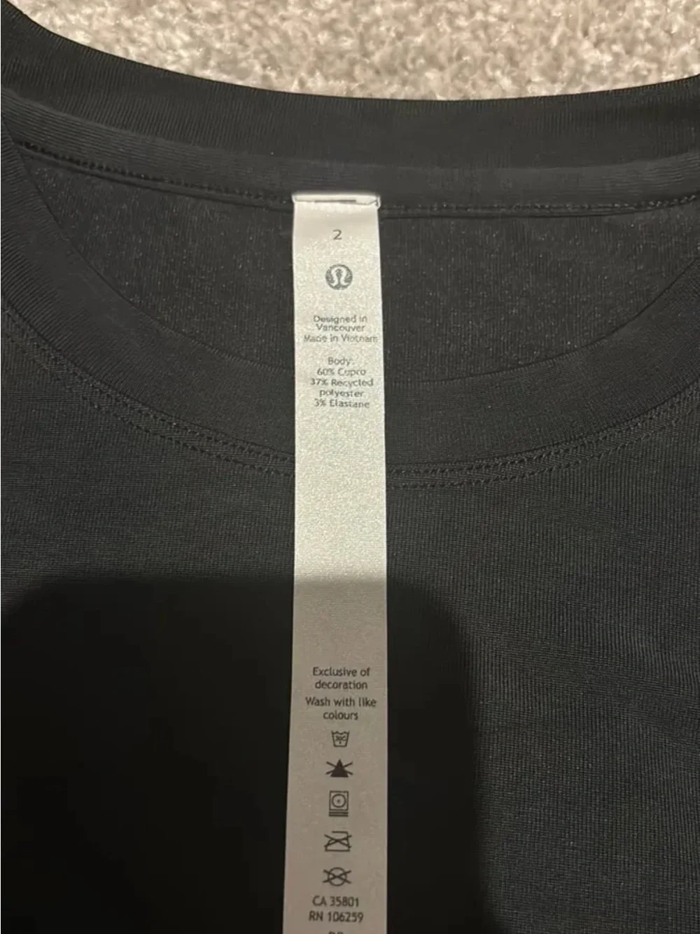 Lululemon Dropped Shoulder Long Sleeve